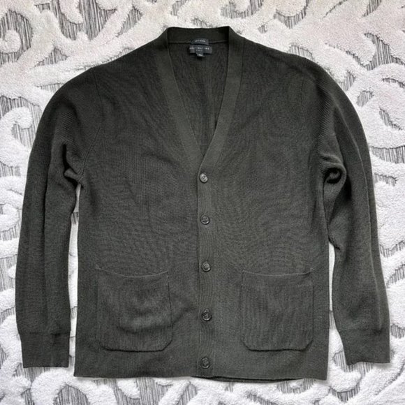 J. Crew Men's Green Button-Up Cardigan - Picture 4 of 8